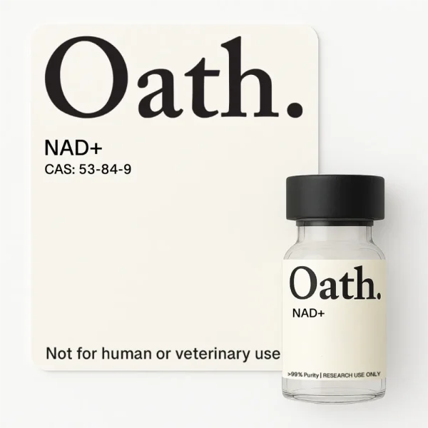 NAD+ vial sold with research peptides for sale